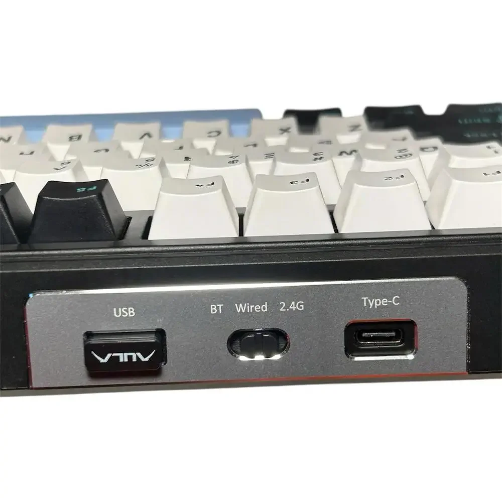 AULA F99 Wireless Mechanical Hot Swappable Keyboard w/ LEOBOG Graywood V3 Switch